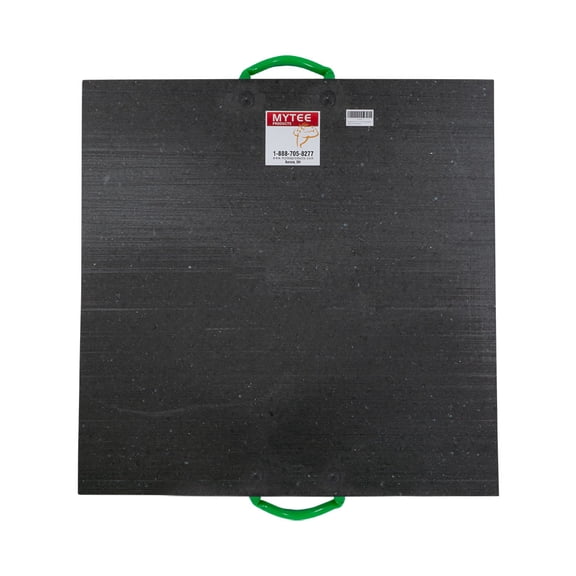 36"x36"x2" Thick Outrigger Pad for RV with Handle on Both Sides - High-Density Black Stabilizing Jack Landing Pad for Crane, Wrecker, Tow Truck, RVs