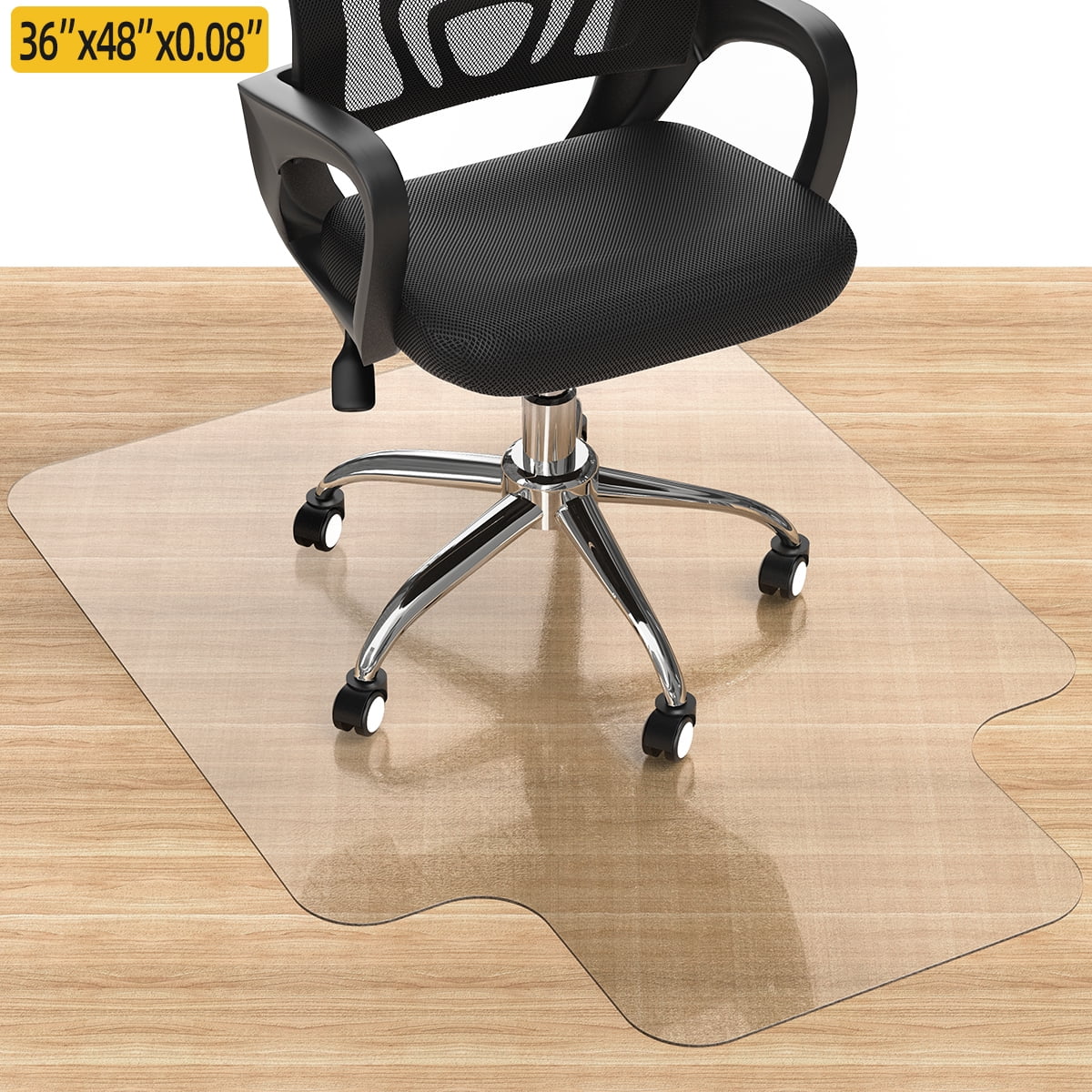  Orange Yellow PU Leather Office Chair Mat for Hardwood and  Tile Floor, Fire Flames Volcanic Heated Magma Heavy Duty Floor Mats for  Computer Desk, Easy Glide for Chairs Lava Texture