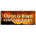 thumbnail image 1 of 36"x96" CHRIST IS RISEN CELEBRATE EASTER BANNER SIGN easter bible celebrate, 1 of 4