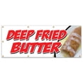 thumbnail image 1 of 36"x96" DEEP FRIED BUTTER BANNER SIGN balls on a stick dipped flavored glazed, 1 of 4