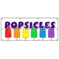 thumbnail image 1 of 36"x96" POPSICLES BANNER SIGN frozen fruit dessert ice pop stick freeze pop ice, 1 of 4