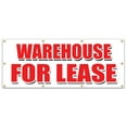 thumbnail image 1 of 36"x96" WAREHOUSE SPACE FOR LEASE BANNER SIGN build to suit a/c loading dock, 1 of 4