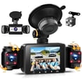 thumbnail image 1 of 360° 4 Channel Dash Cam FHD 1080P - Front Rear Left Right & Inside Recording, Night Vision, 24H Parking Mode, G-Sensor Loop Recording, 2.4inch IPS Screen Car Black Box Traffic Recorder, 1 of 8