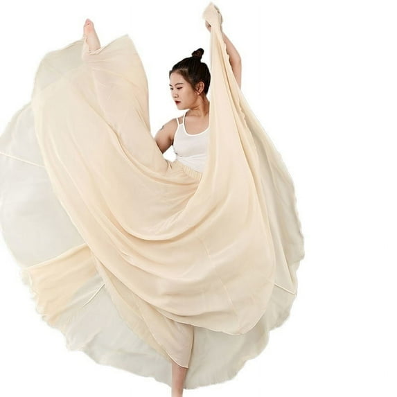 360/540/720 Degree Chiffon Skirt Ballet Belly Dance Women Gypsy Long Skirts Dancer Practice Wear Assorted Dance Skirt