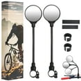 thumbnail image 1 of 360° Adjustable Bike Mirrors 1 Pair, Bike Handlebar Rear View Mirrors, Bicycle Mirrors Rearview Mirrors Convex for Mountain Road Bike Bicycle Electric Motorcycle, 1 of 8