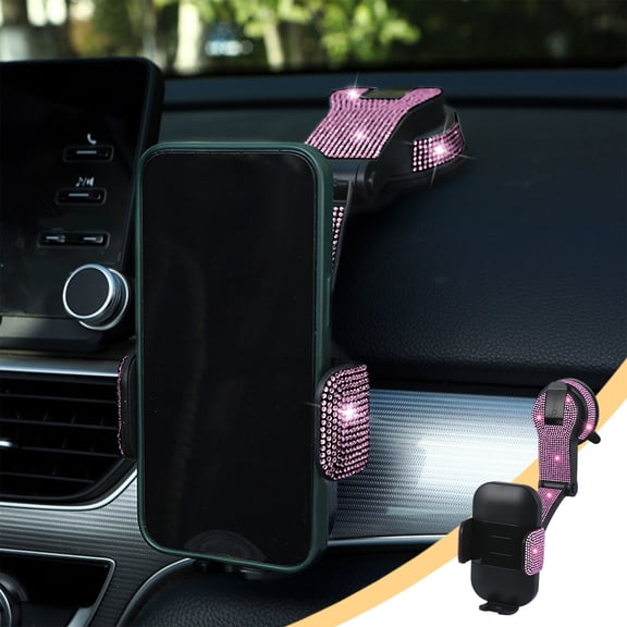 360° Adjustable Car Phone Mount with Strong Suction Cup - Universal Windshield & Dashboard Holder for All Smartphones, Stable Vibration-Proof Design, Easy One-Touch Installation