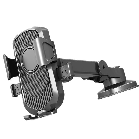 360 Adjustable Car Phone Mount Suction Base Flexible Arm for 4-6.7Inch Mobile Devices Stable Driving Solution