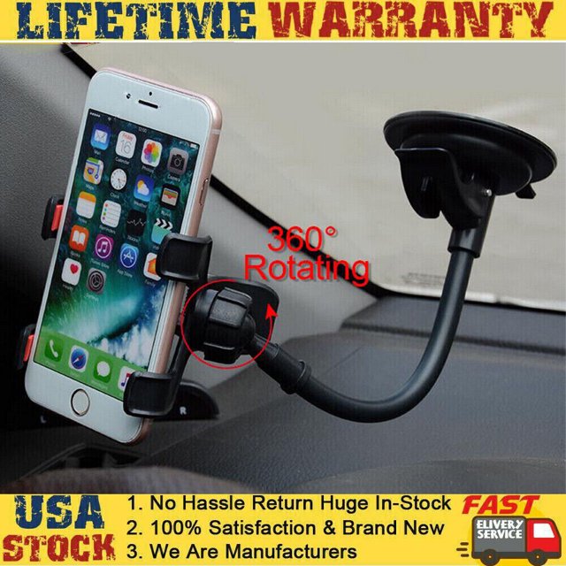 360° Adjustable Car Windshield Mount Holder Cradle For Universal Cell