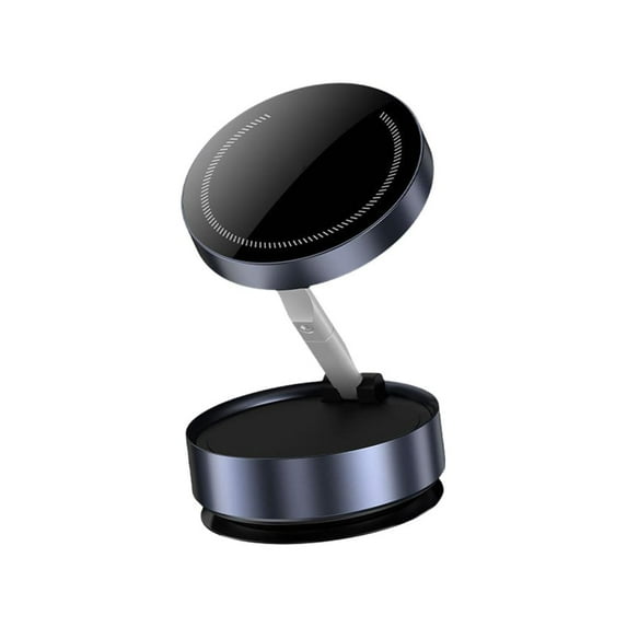 360° Adjustable Electric Vacuum Magnetic Suction Cup Phone Mount,Foldable Magnetic Phone Holder for Car,Hands-Free Magnetic Suction Cup Phone Mount for Car Gym Mirror Smooth Surfaces Z3T3