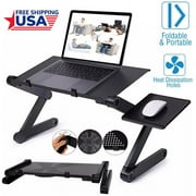 360  Adjustable Foldable Laptop Stand Table Lap Sofa Bed Tray PC Notebook Desk