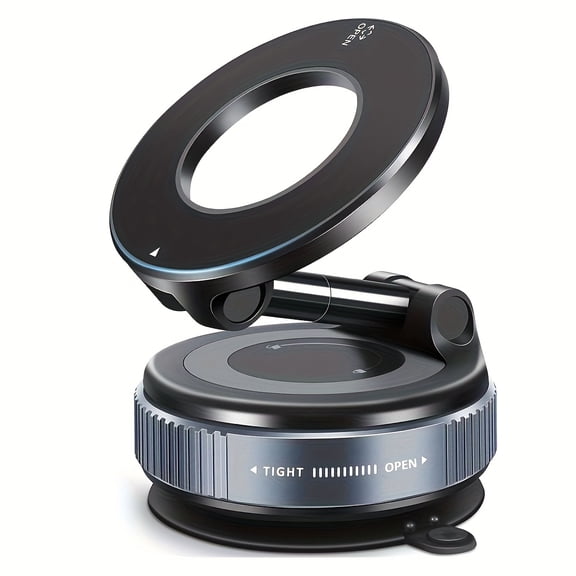 360 Adjustable Magnetic Phone Holder, Suitable for Cars/Gyms/Smooth Surfaces/Bathroom Mirrors, Universal Fit for iPhone 17/16/15/12 Series, Portable Foldable Car Phone Mount, Compatible with All Sma