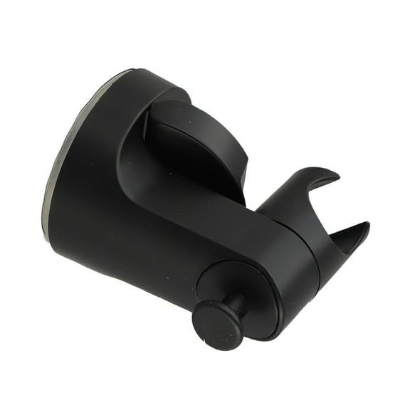 360° Adjustable Suction Cup Rotating Shower Head Holder Bathroom Accessories Black