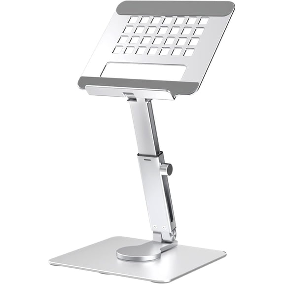 360? Adjustable Tablet Stand - Foldable Holder for iPad 10.2-12.9", Kindle, Phones 4-13", Anti-Slip Desktop Mount for Work, Cooking, Gaming & Reading