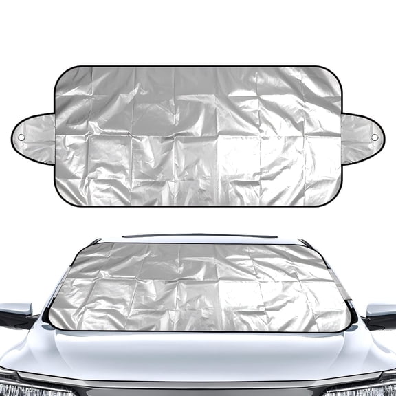 360 All Weather Sun And Ice Shield All Season Sun And Ice Shield Flip Up Windshield Protector For Any Car Heat And Snow With Panel