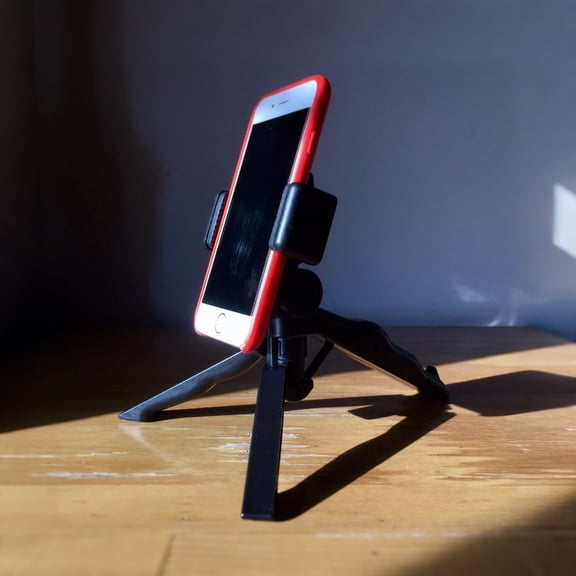 360 Anti-Shake Phone Mount with Tripod and Phone Clamp  Portable Adjustable Stand for Live Streaming and Photography, Ideal Gift for Content Creators