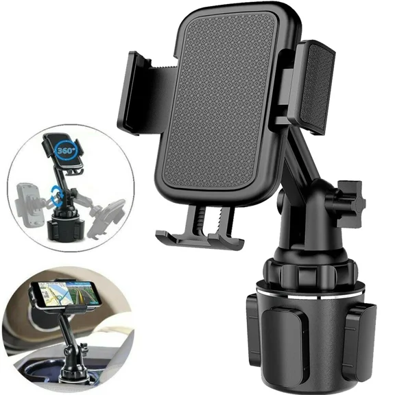 360 Auto Car Cup Holder Mount Cradle Stand For Cell Phone GPS
