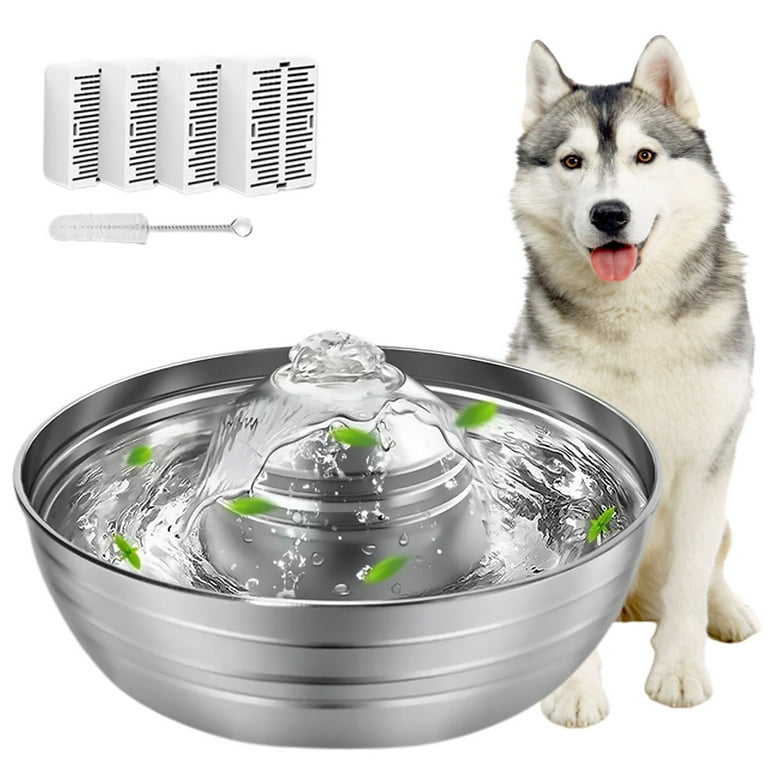 Metal dog water fountain discount