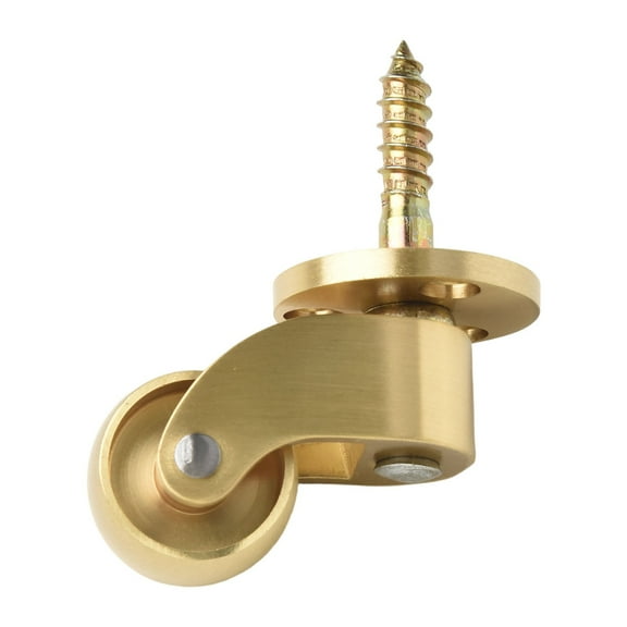 360° Brass Caster Silent Bearing Sofa Furniture Tables Metal Heavy Duty Wheel