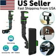 thumbnail image 1 of 360 °   Car Rearview Mirror Rotation Adjustable Phone Holder Mount Multifunction, 1 of 12