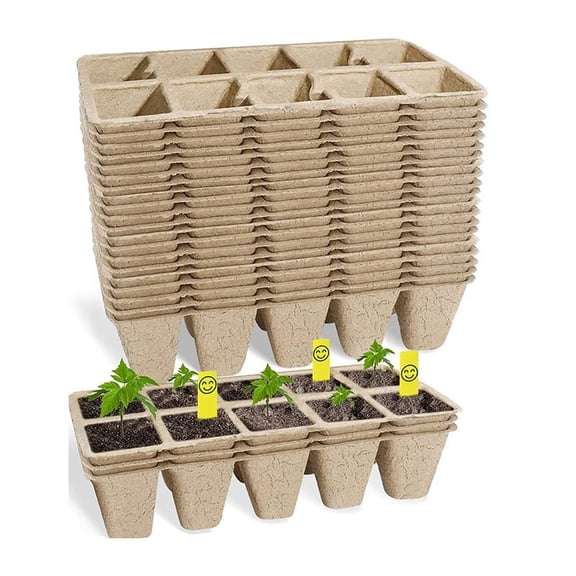 360 Cells Seedling Trays with Drain Holes, Seedling Pots Biodegradable,Seedling Kit, Germination