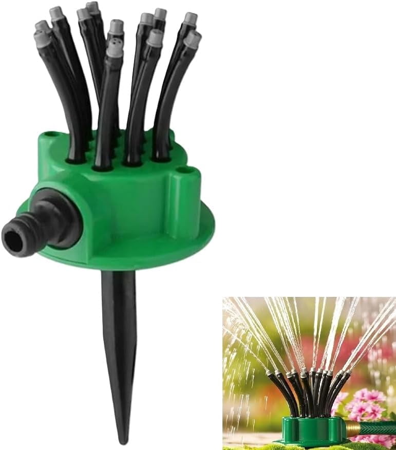 360 Coverage Precision Garden Irrigation Sprinkler, Garden Lawn Sprinklers Roof Cooling Sprinklers Watering Gardening Tools (3)