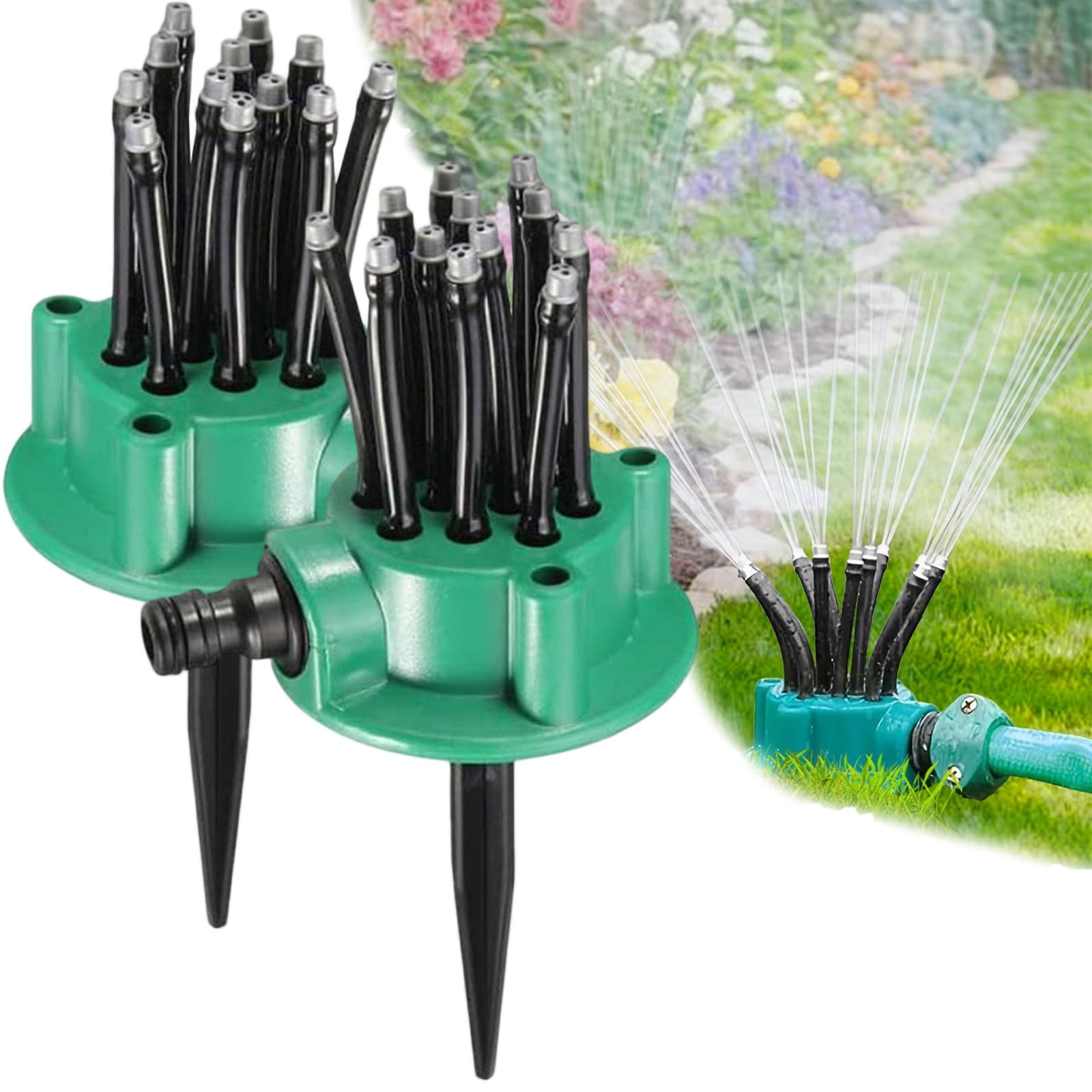 360° Coverage Precision Garden Irrigation Sprinkler, Lawn Sprinkler for Large Area Watering, Yard, Grass, Backyard & Patio