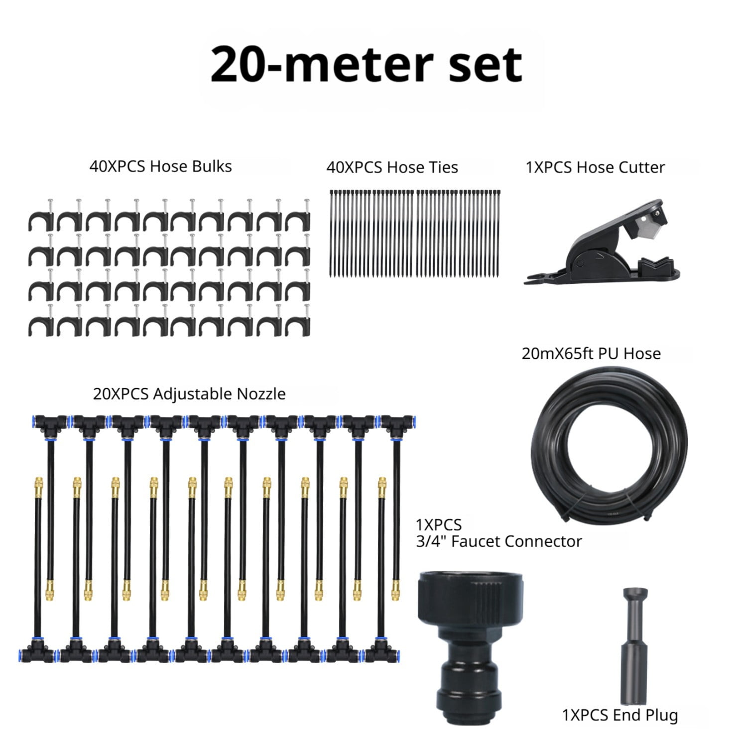 360° Curved Garden Automatic Irrigation System, Drip Irrigation Kit ...