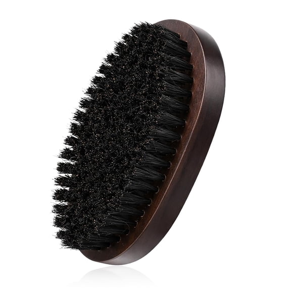 360 Curved Wave Brush Hard Palm Curve Brush for Men Daily Use Barbers Beards Mustache
