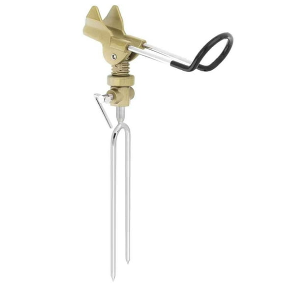 360 Degree Adjustable Fishing Rod Holder Folding Fish Pole Fixing Stand for Bank Fishing Ground Support T