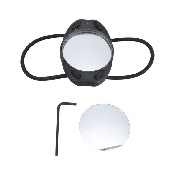 360 Degree Adjustable Rearview Mirroring with Lanyard Diving Underwater Gear for Diver and Photographers