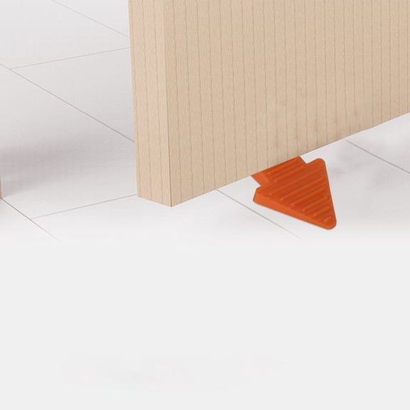 360 Degree Adjustable Stackable Door Stopper, Multi Angle Non Slip Sturdy Scratch Resistant, Colors Available (Orange)