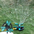 thumbnail image 1 of 360 Degree Automatic Garden Sprinkler with Intelligent Timer Controller, Adjustable Nozzle Lawn Irrigation System for Yard and Plant Watering, 1 of 9