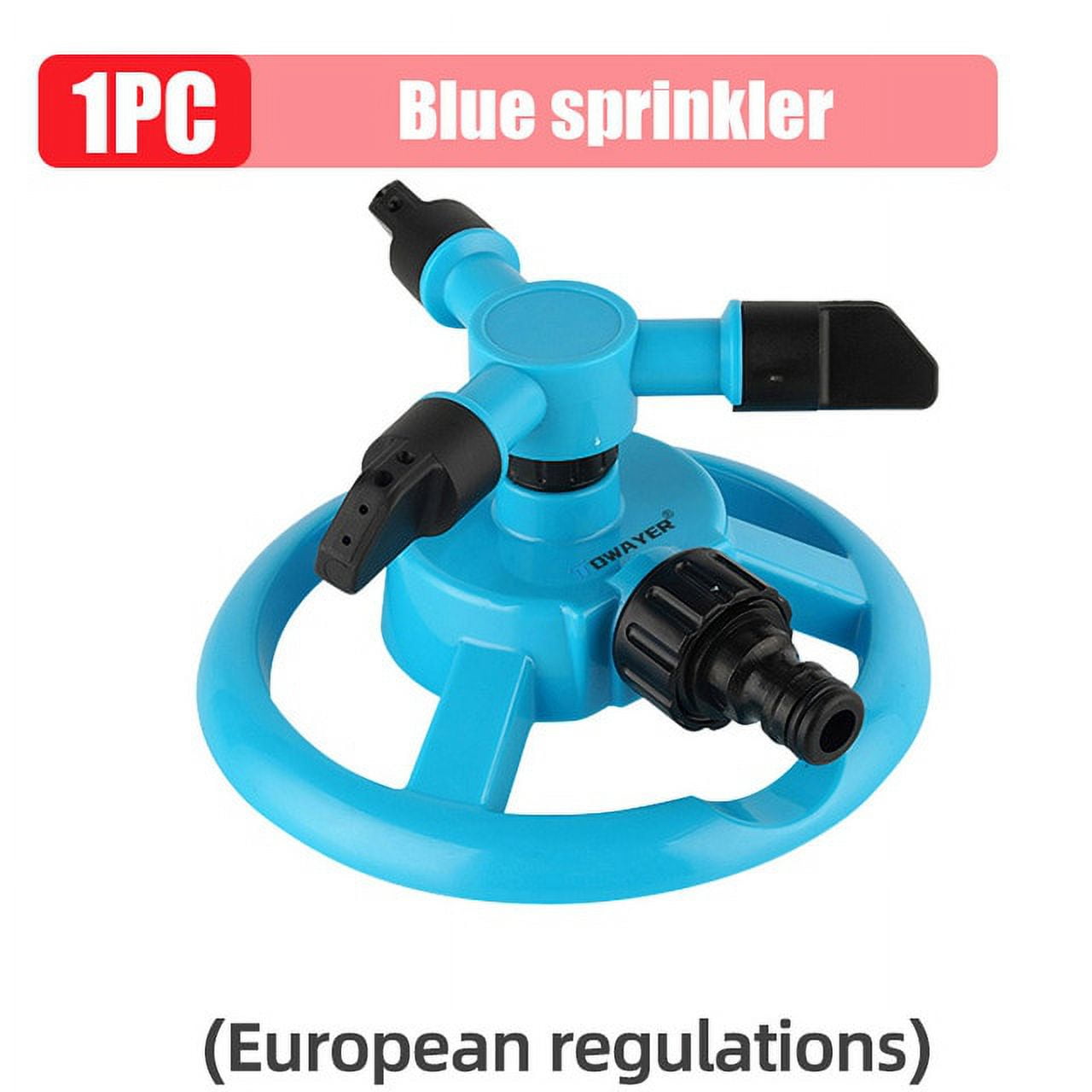 360 Degree Automatic Rotating Garden Lawn Water Sprinklers System Quick