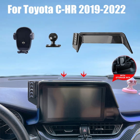 360 Degree Car Phone Holder For 2019-2022 Toyota C-HR w/8" Screen Mobile Mount