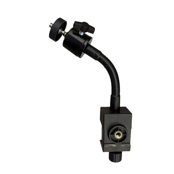 360 Degree Clamp With Flexible Gooseneck For Camera Light And Microphone Mount