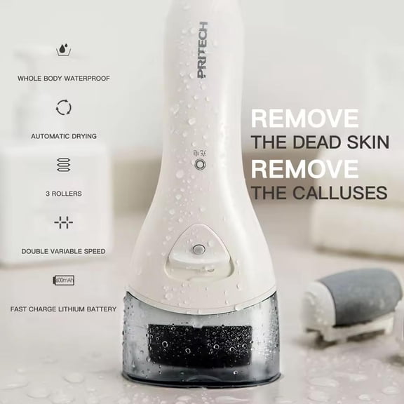 360 Degree Customized USB Charging Professional Electric Pedicure Grinding Stone With LED Light To Remove Calluses And Foot Care Device
