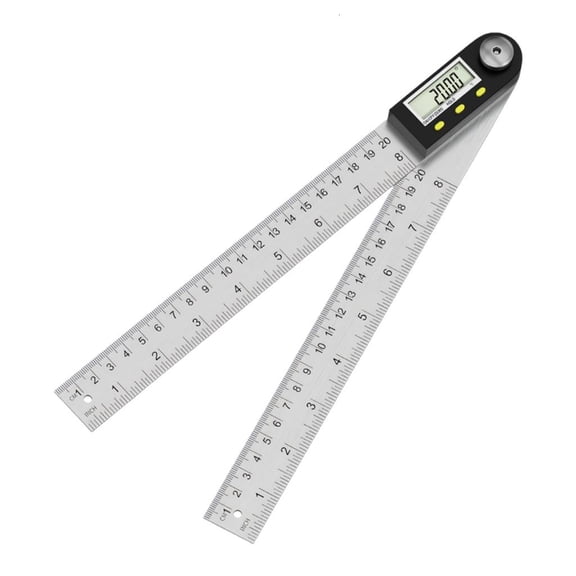 360 Degree Digital Angles Ruler With High Precisions LCD Display For Engineers