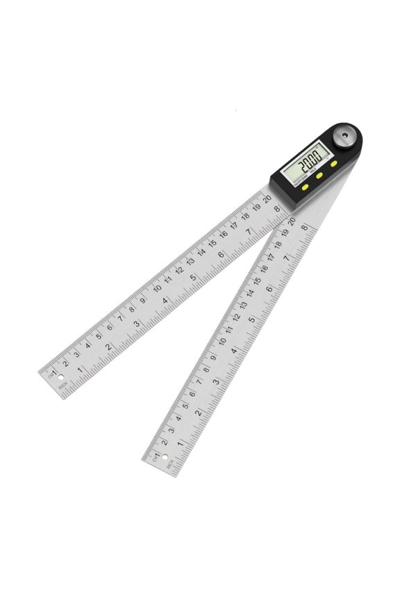360 Degree Digital Angles Ruler With High Precisions LCD Display For Engineers