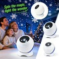 thumbnail image 1 of 360 Degree Dynamic Rotating Christmas Projector Light, 16 Patterns Holiday Decor Projection Lamp for Indoor Home Party Decoration, 1 of 4