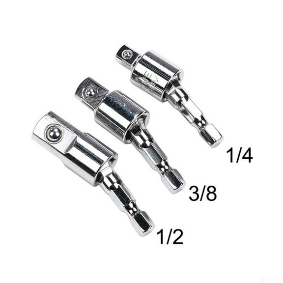 360 Degree Electric Drill Bit Wrench Socket Adapter Extension Tools Set