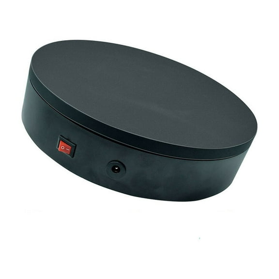360 Degree Electric Rotating Display Turntable With 5kg Load For 3D Scanning Object Displaying - Black