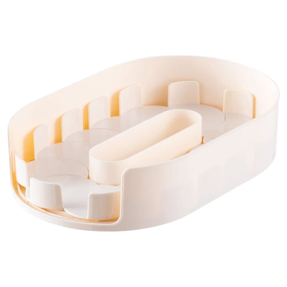 360 Degree Refrigerator Storage Box Clear PET Materials Removable Dividers Secure Base Space Efficient Designs