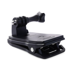 360 Degree Rotary Backpack Hat Clip Clamp Mount for Go-Pro Hero Series 4 Session/4/3+/ Hero 3/2 Camera