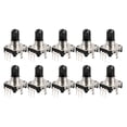 thumbnail image 1 of 360 Degree Rotary Encoder Code Switch Digital Potentiometer 5 Pins 14.3mm D-Shaft 10 pcs, 1 of 4