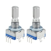 360 Degree Rotary Encoder Code Switch Digital Potentiometer EC11 7 Pins 20mm 2 pcs