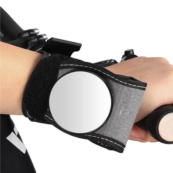 360 Degree Rotatable Bicycles Wristbands Rear View Glass, Safe Rearview Glass