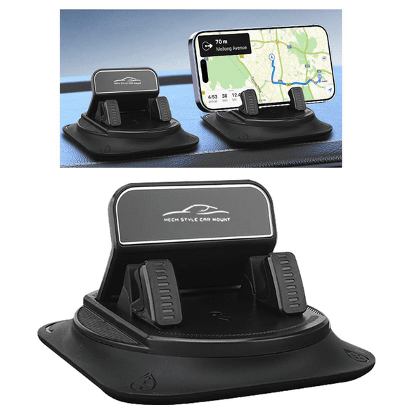 360 Degree Rotatable Car Phone Holder, 2026 New Non-Slip Dashboard Cell Phone Holder, Universal Car Phone Mount Stand for Best Navigation and Viewing