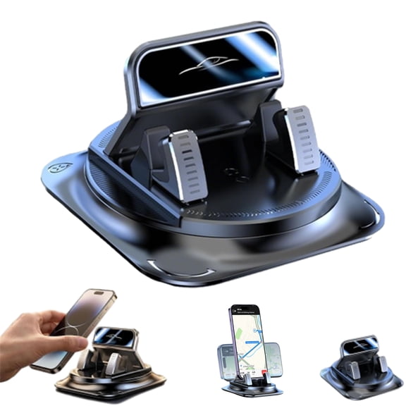 360 Degree Rotatable Car Phone Holder, Car Navigation Mount, Non-Slip Universal Dashboard Mount, Adjustable Stand for in-car Navigation Use (Style A,1PCS)