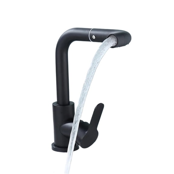 360-Degree Rotatable Faucet Design Bathroom Toilet Basin Hot and Cold Mixed Water Stainless Steel Faucet -Modern Design