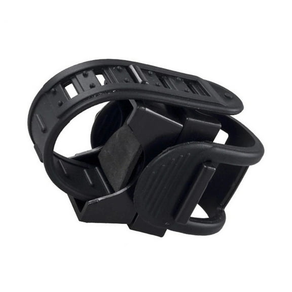 360 Degree Rotatable Flashlight Mount Holder for Bicycles; Easy Tool-Free Installation; Adjustable Belt for Flashlights 28-40mm in Diameter; Made of Durable and Rubber